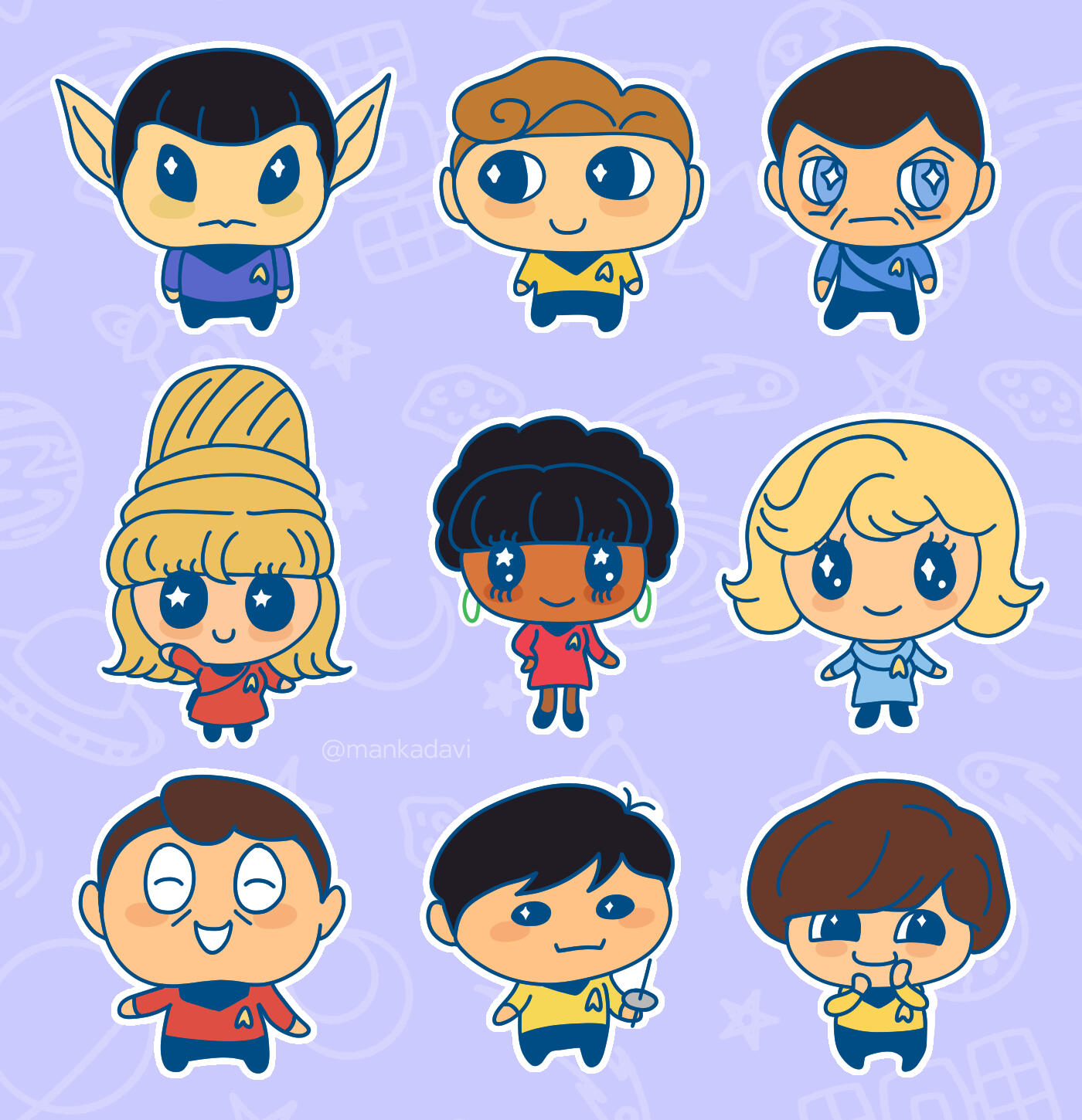 Star Trek Stickers