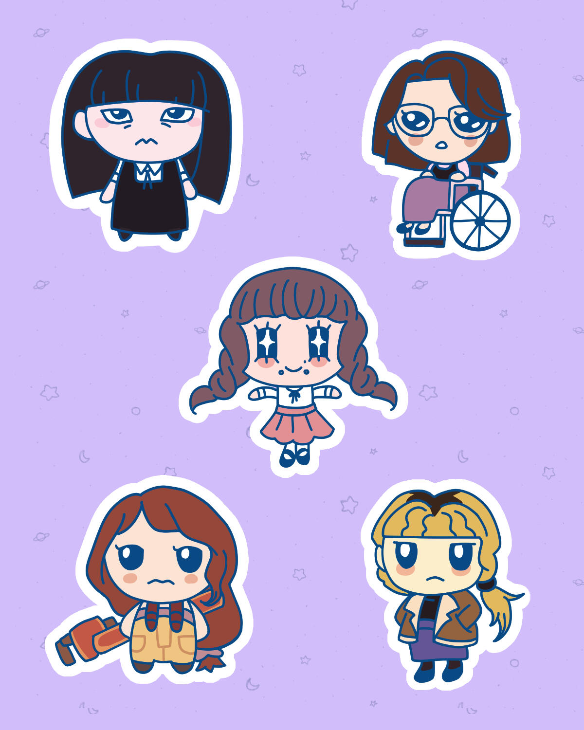 Termina Girls Stickers